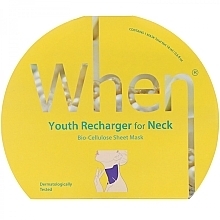 Fragrances, Perfumes, Cosmetics Biocellulose Anti-Aging Neck Mask - When Youth Recharger For Neck Bio-Cellulose Mask