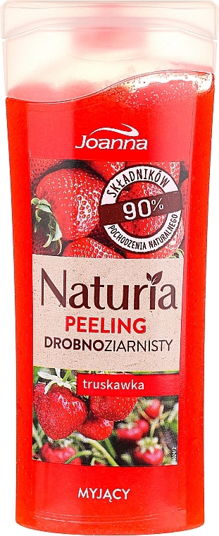 Fine-Grained Shower Peeling 'Strawberry' - Joanna Naturia Peeling — photo N1