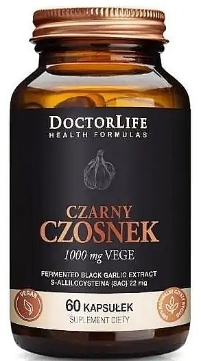 Black Garlic Food Supplement - Doctor Life Black Garlic — photo N1