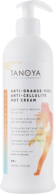 Anti-Cellulite Warming Cream "Anti-Orange" - Tanoya Modelage — photo N3