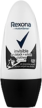 Roll-on Deodorant "Invisible" - Rexona Invisible Black+White Diamond Deodorant Roll — photo N1