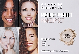 Fragrances, Perfumes, Cosmetics Sampure Minerals Picture Perfect Makeup Set Fair - Set, 5 products