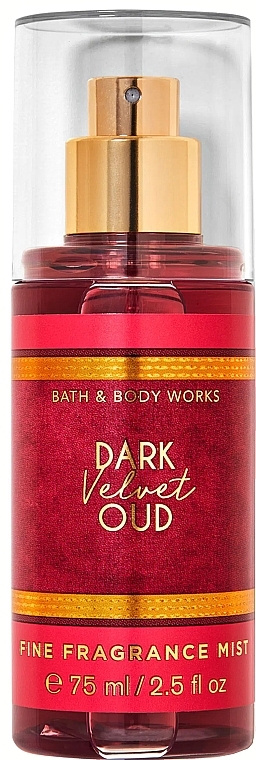 Perfumed Body Mist - Bath & Body Works Dark Velvet Oud Fine Fragrance Mist (mini size) — photo N1