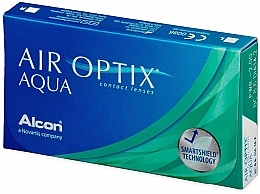 Contact Lenses, curvature 8.6, 3 pcs. - Alcone Air Optix Aqua — photo N1