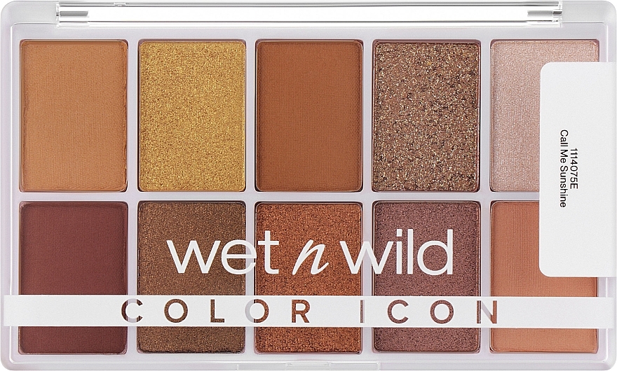 GIFT! Eyeshadow Palette - Wet N Wild Color Icon 10-Pan Eyeshadow Palette — photo N1