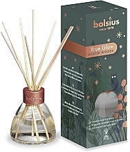 Fragrances, Perfumes, Cosmetics Reed Diffuser "Winter Forest" - Bolsius Fragrance Diffuser True Glow Winter Woods