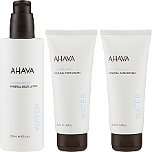 Set - Ahava Body Water (b/lot/250ml + f/cr/100 + h/cr/100) — photo N2