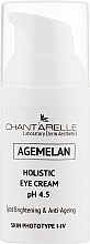 Fragrances, Perfumes, Cosmetics Brightening Anti-Aging Eye Cream, pH 4.5 - Chantarelle Agemelan Holistic Eye Cream pH 4.5