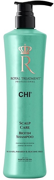 Shampoo for Sensitive Scalp - Chi Royal Treatment Scalp Care Biotin Shampoo — photo N2