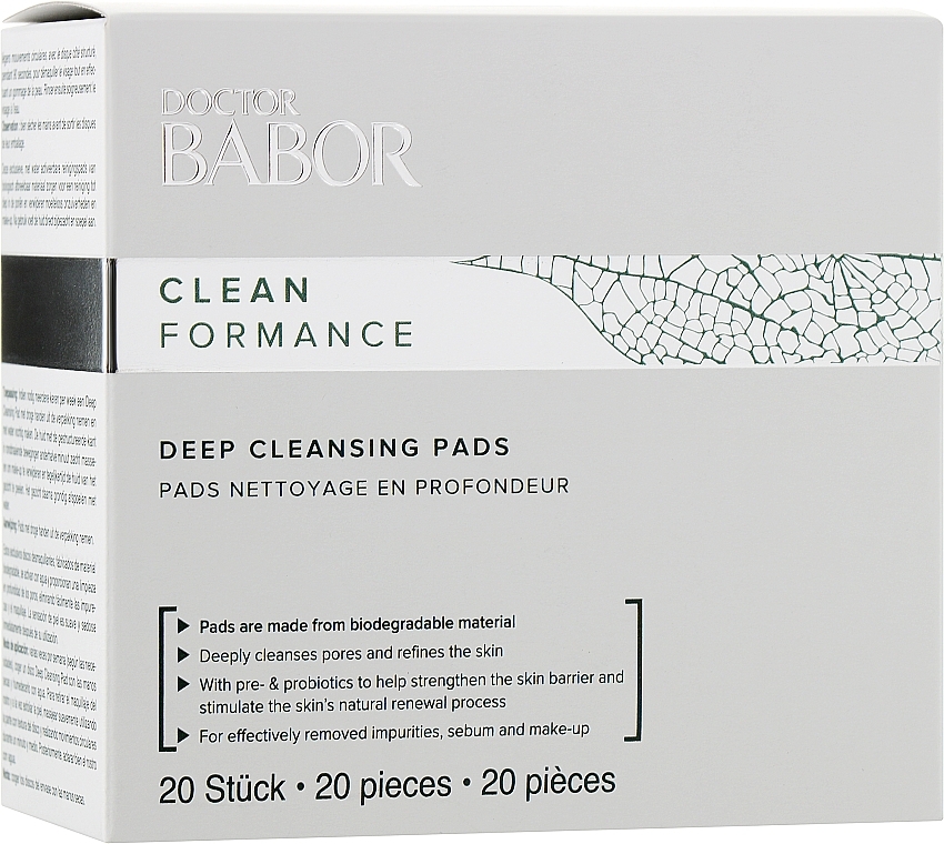 Deep Cleansing Pads - Babor Doctor Babor Clean Formance Deep Cleansing Pads — photo N1