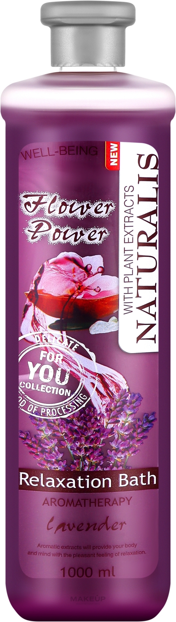 Bath Oil Foam - Naturalis Flower Power Relaxation Bath — photo 1000 ml