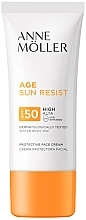 Fragrances, Perfumes, Cosmetics Facial Sun Cream - Anne Moller Age Sun Resist Protective Face Cream SPF50