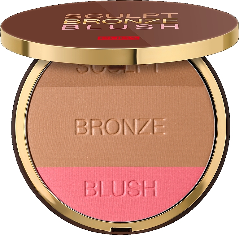 Compact Powder 3in1 - Pupa Sculpt Bronze Blush — photo N1