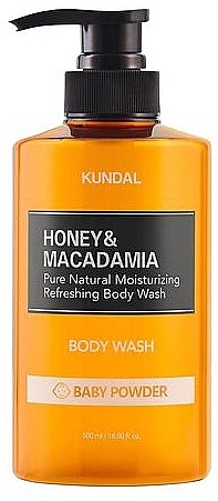 Baby Powder Shower Gel - Kundal Honey & Macadamia Body Wash Baby Powder — photo N1