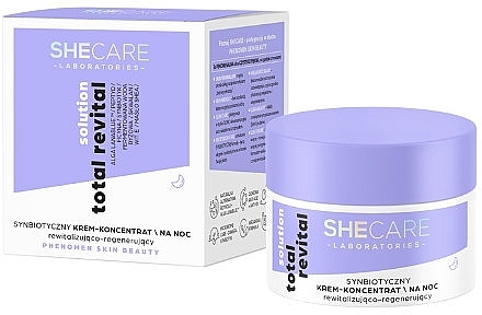 Synbiotic Night Cream Face Concentrate  - SheCare Total Revital Solution+ — photo N1