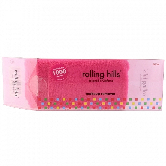 Makeup Remover Towel, pink - Rolling Hills Makeup Remover Pink — photo N2
