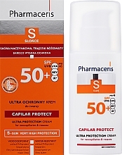 Facial Sun Cream - Pharmaceris S Capilar & Sun Protect Cream SPF50 — photo N2