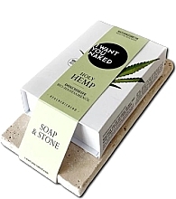 Soap Stone Set - I Want You Naked Set Holy Hemp (soap/100g + soap/holder) — photo N1