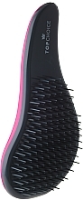 Hair Brush "Detangler", 63831, gray-pink - Top Choice — photo N2