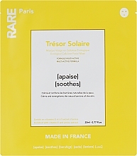 Fragrances, Perfumes, Cosmetics Soothing Vitamin E & Arnica Face Mask - RARE Paris Tresor Solaire Mask