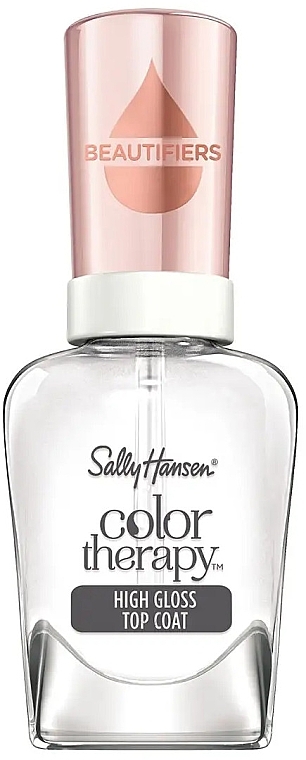 Nail Polish Top Coat - Sally Hansen Color Therapy High Gloss Top Coat 553 — photo N1