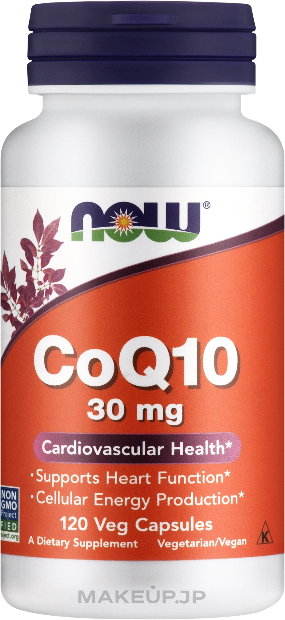 Coenzyme Q10, 30 mg, 120 capsules - Now Foods CoQ10 — photo 120 ЊВ.