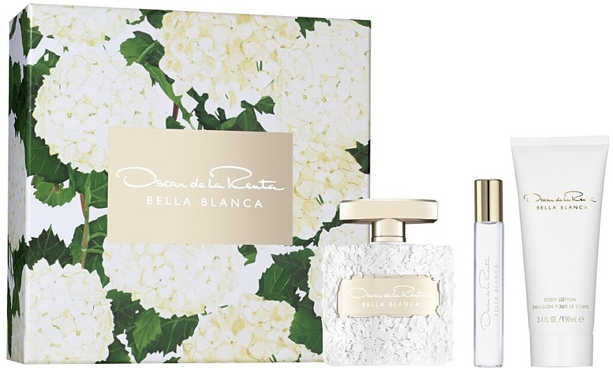 Oscar De La Renta Bella Blanca - Set (edp/100ml + edp/15ml + b/lot/100ml) — photo N1