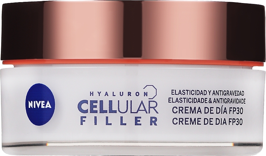 Anti-Aging Day Cream - Nivea Cellular Filler Elasticity & Antigravity SPF30 Day Cream — photo N1