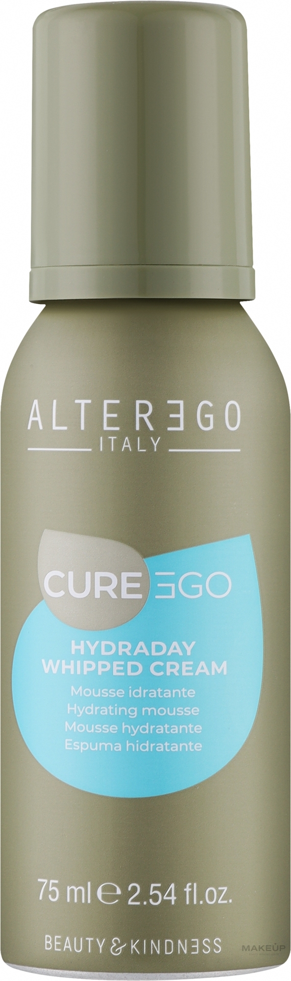 Moisturizing Conditioner Mousse - Alter Ego CureEgo Hydraday Whipped Cream — photo 75 ml