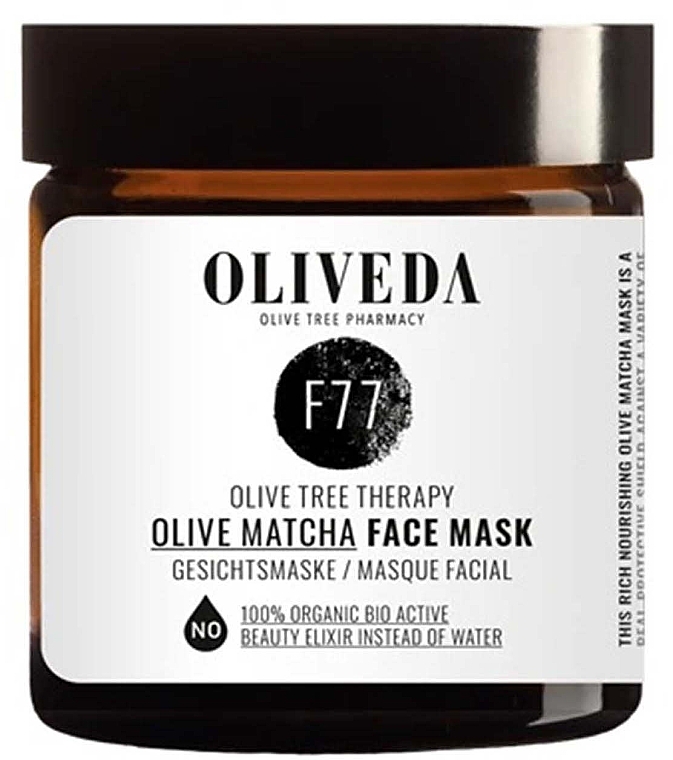 Facial Mask - Oliveda F77 Olive Matcha Face Mask — photo N1