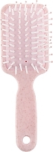 Fragrances, Perfumes, Cosmetics Hair Brush "White Bunny. Land of Dreams", pink with dog - Laskovaya