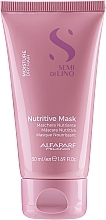 GIFT! Nourishing Hair Mask - Alfaparf Semi Di Lino Moisture Nutritive Mask — photo N1