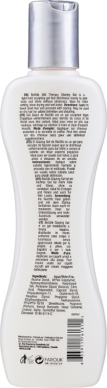 Liquid Hair Silk - BioSilk Silk Therapy Glazing Gel — photo N2