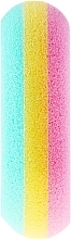 Oval Bath Sponge 30468, multicolored - Top Choice — photo N2