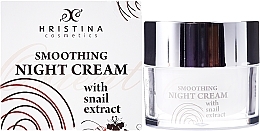 Fragrances, Perfumes, Cosmetics Snail Night Face Cream - Hristina Cosmetics Orient Snail Night Cream