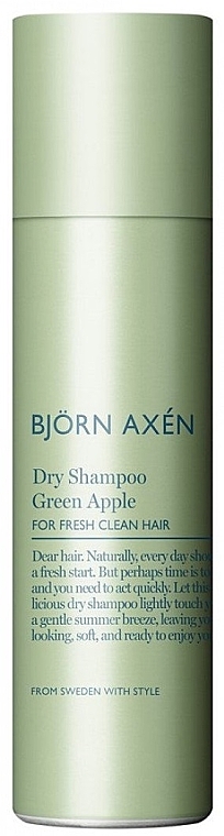 Dry Shampoo with Green Apple Scent - BjOrn AxEn Dry Shampoo Green Apple — photo N1