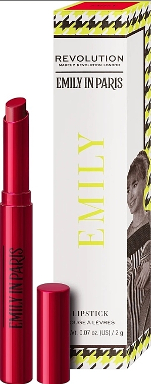 Lipstick - Makeup Revolution X Emily In Paris Just A Kiss Cream Lipstick — photo N1