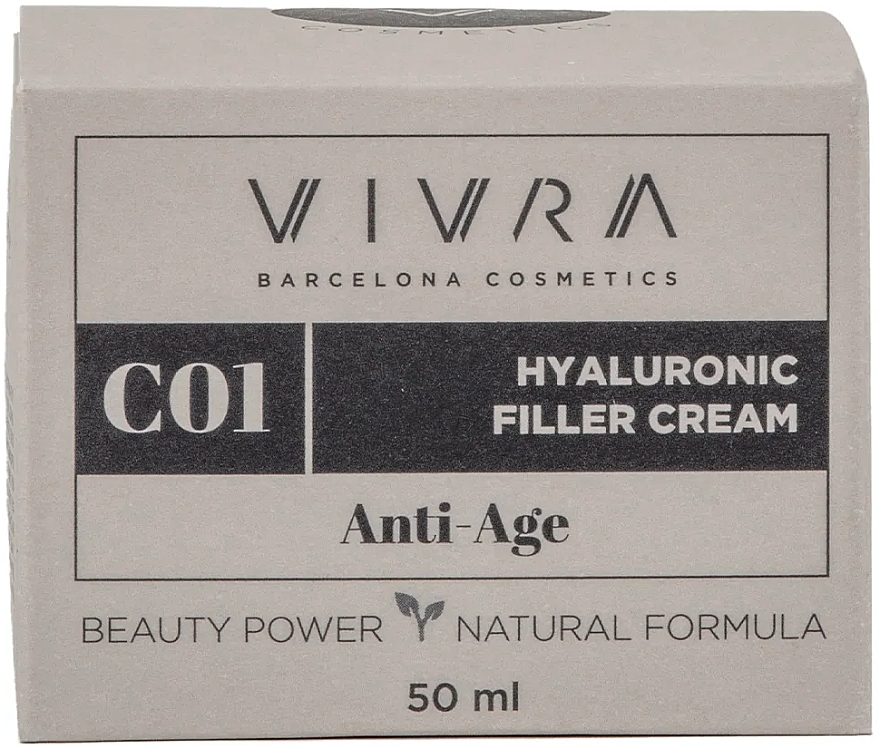 ヒアルロン酸配合のアンチエイジングクリーム - Vivra Hyaluronic Filler Cream Anti-Age — photo N2