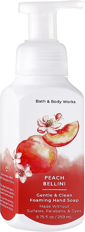 Hand Soap - Bath & Body Works Peach Bellini Gentle Clean Foaming Hand Soap — photo N1