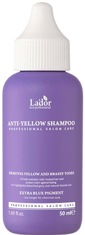 Anti-Yellow Hair Shampoo - La'Dor Anti Yellow Shampoo (mini) — photo N1