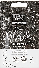 Fragrances, Perfumes, Cosmetics Peel-Off Mask - Beauty Derm Skin Care Shine Black Peel-off Mask