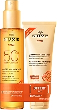 Fragrances, Perfumes, Cosmetics Set - Nuxe Sun SPF 50 (b/oil 150ml + b/lot 100ml)