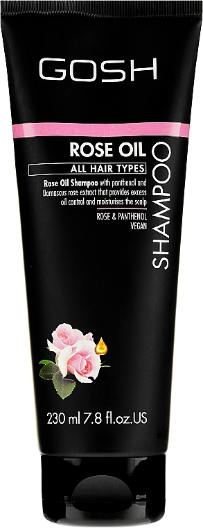 Rose Oil Hair Shampoo - Gosh Rose Oil Shampoo — photo N1