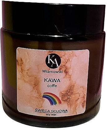 Scented Soy Candle 'Coffee' - KaWilamowski Coffe — photo N1