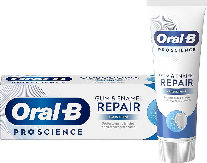 Toothpaste - Oral-B Pro-Science Gum & Enamel Repair Classic Mint — photo N1