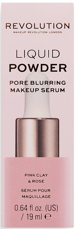 Primer Serum - Makeup Revolution Liquid Powder Pore Blurring Makeup Serum — photo N2