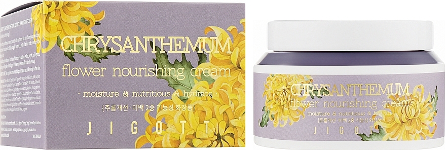 Nourishing Cream with Chrysanthemum Extract - Jigott Flower Chrysanthemum Nourishing Cream — photo N2