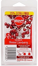 Fragrances, Perfumes, Cosmetics Aroma Lamp Wax - Airpure Frosted Cranberry 8 Air Freshening Wax Melts