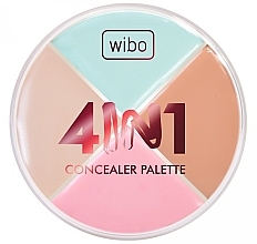 Fragrances, Perfumes, Cosmetics Face Concealer Palette - Wibo 4in1 Concealer Palette