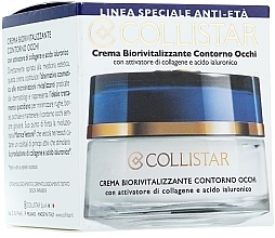 Fragrances, Perfumes, Cosmetics Eye Contour Bio Cream - Collistar Cream Biorevitalizing Contour Eye